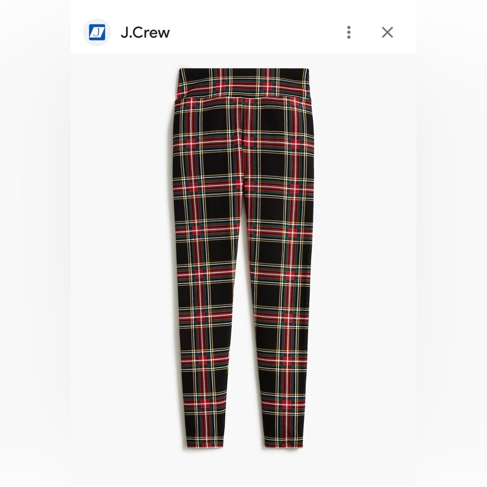 J. Crew Tartan Plaid Trousers